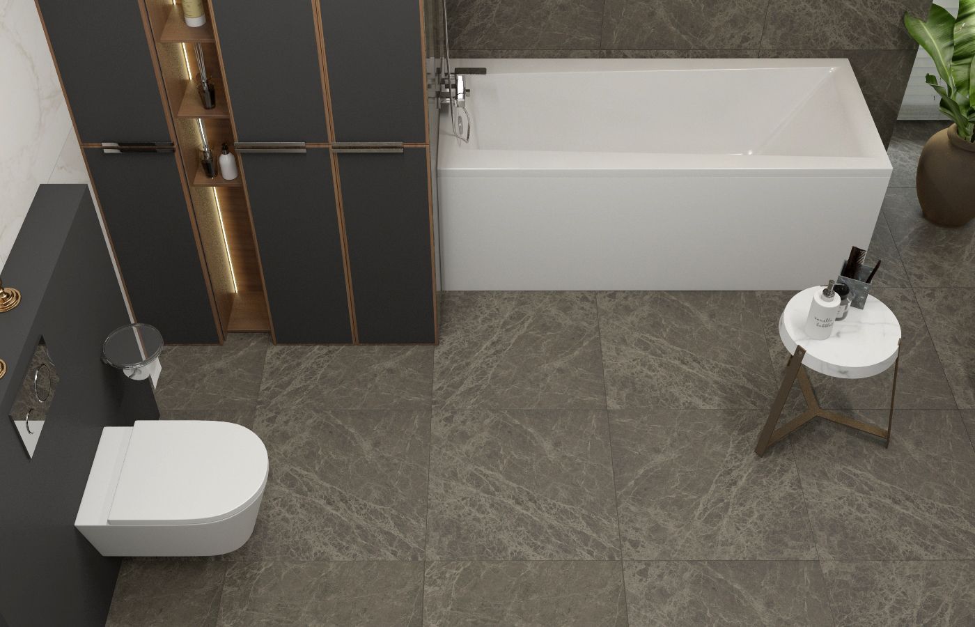 Акриловая ванна Lavinia Boho Rock 37070060, усиленный армированный корпус ванны, 160x75 см