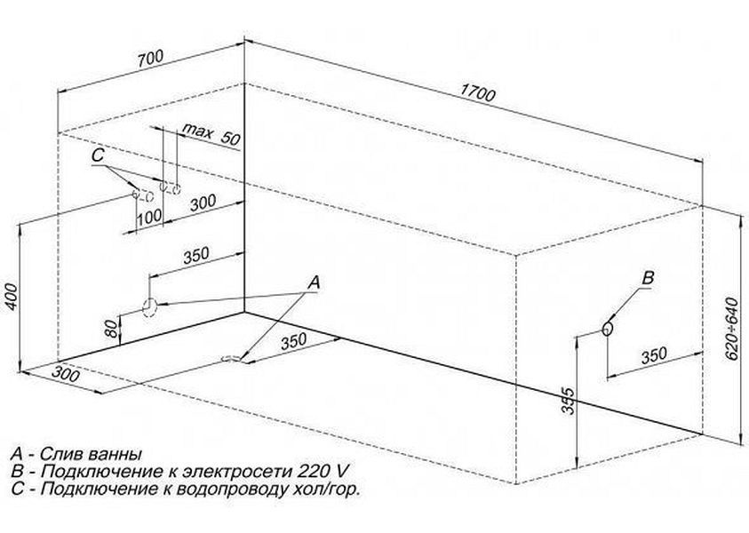 Акриловая ванна Aquanet Nord NEW 170x70 (с каркасом) Акриловая ванна Aquanet Nord NEW 170x70 (с каркасом)