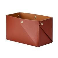 ADJ Коробочка MIU для чайных пакетов, 7x17xH8 см., цвет: бордо/коньяк