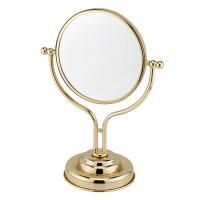 MIRELLA Зеркало оптическое настольное D18 cm (2X), золото