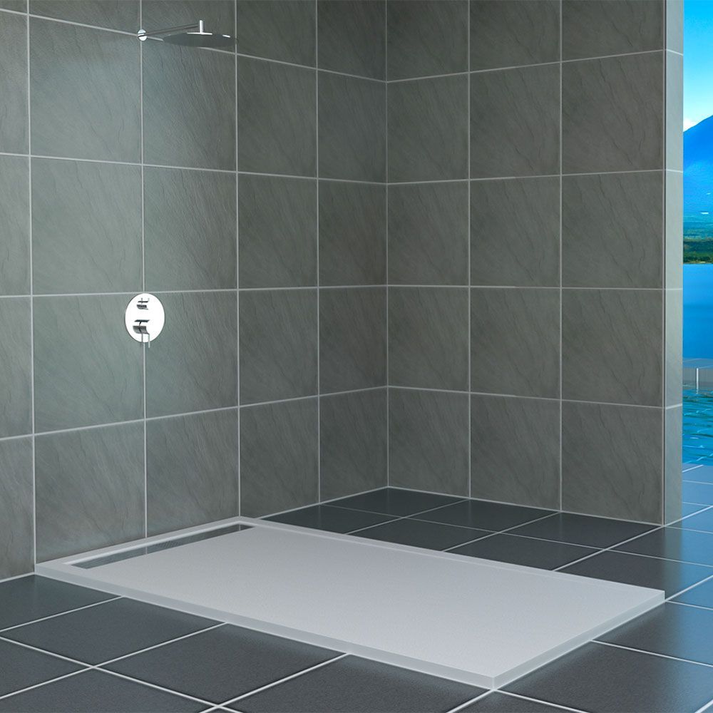 Душевой поддон прямоугольный RGW STM-W Белый (900x1000)