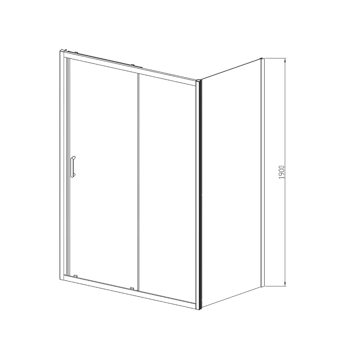 Душевые уголки Vincea Душевой уголок Alpha VSR-3AL9012CLG, 1200*900, брашированное золото, стекло прозрачное, , шт