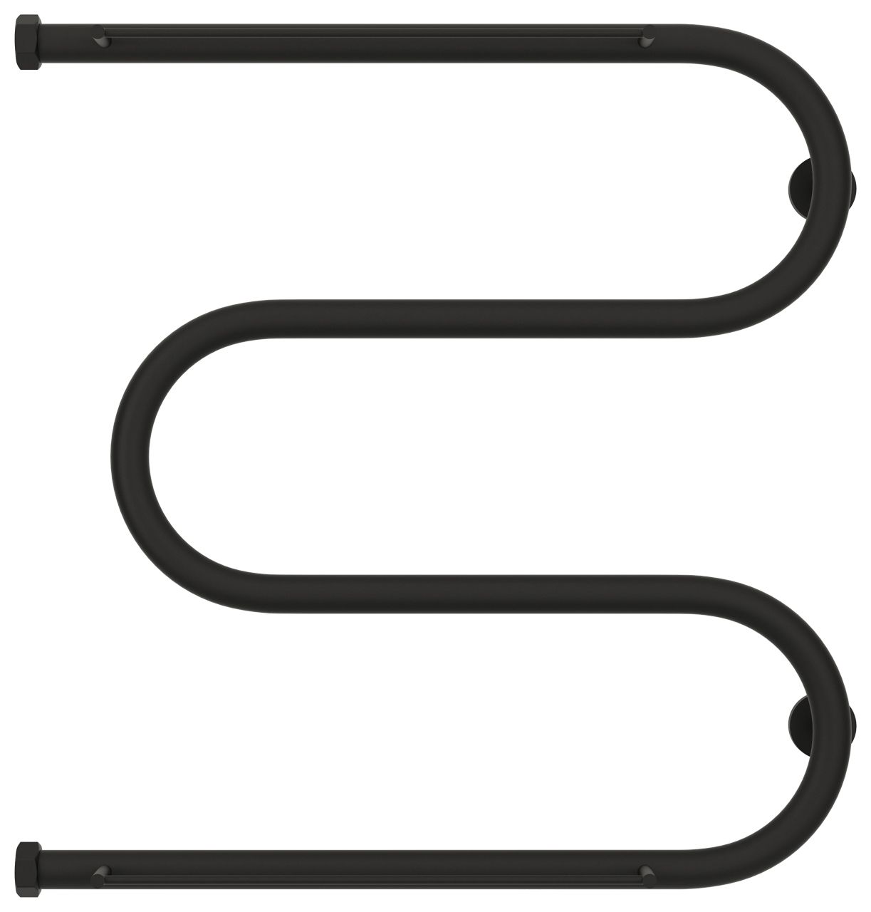 Полотенцесушитель водяной "М-обр.+" 2П 600х600 Н. Г. 1" (МУАР Темный Титан) Полотенцесушитель водяной "М-обр.+" 2П 600х600 Н. Г. 1" (МУАР Темный Титан)