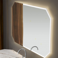 VITAGE milldue edition Зеркало CRYSTAL 1080х884х30 мм., со светодиодной подсветкой