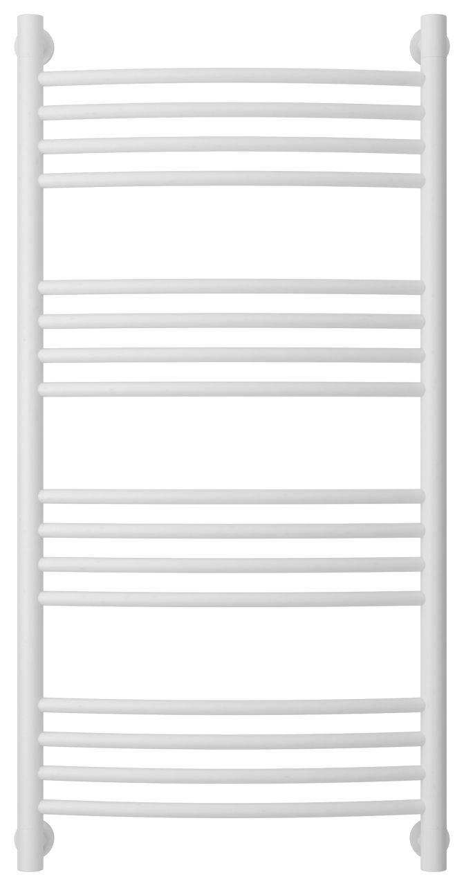 Полотенцесушитель, Сунержа, Богема +, выгнутая, водяной, ширина, мм-550, глубина, мм-105, высота, мм-1062, межосевое расстояние-500, подключение-диагональное/нижнее/вертикальное, температура теплоносителя-до 95°С, мощность-Вт-583, присоединительный размер