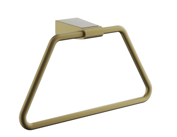 Кольцо для полотенец BELZ B91304, брашированное золото