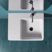 SIMAS Top e lavabi d'arredo раковина накладная/подвесная 60х45 с 1  отв. под смеситель правая ,цвет белый