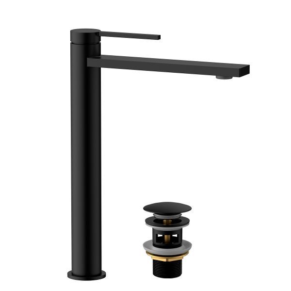 Смеситель Lemark Valday для раковины высокий (LMF-8115B-BL)