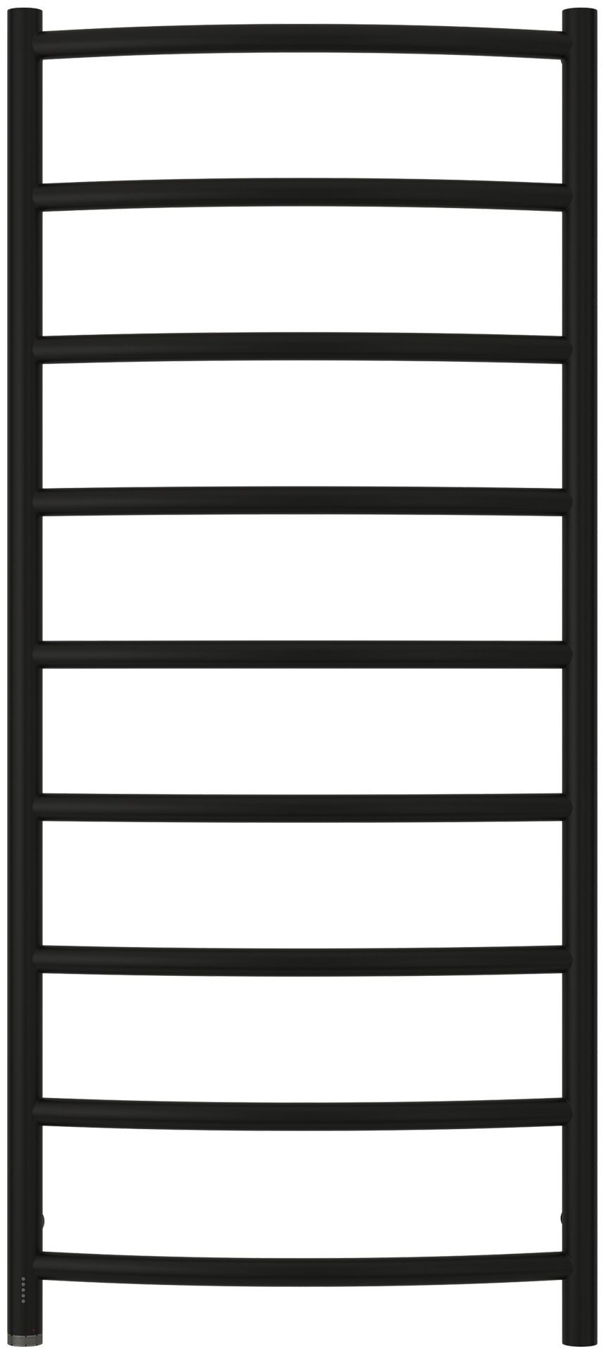Полотенцесушитель, Сунержа, Галант 4.0, электрический, ширина, мм-532, глубина, мм-112, высота, мм-1200, межосевое расстояние-500, перемычка*выгнутая, нагревательный элемент-греющий кабель, подключение-нижнее слева, электрокомплект-МЭМ, мощность, Вт-168, 