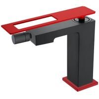 Смеситель Q для биде BLACK RED _Комплект