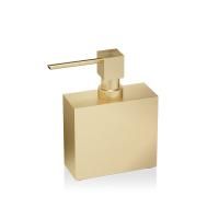 Decor Walther Cube DW 470 Дозатор для мыла, настольный, цвет: золото матовое Decor Walther Cube DW 470 Дозатор для мыла, настольный, цвет: золото матовое