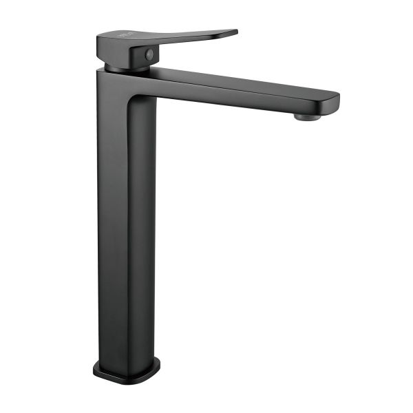 Смеситель для раковины высокий  Raffine F1199H, черный