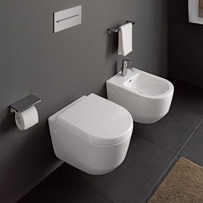 Laufen Pro Биде подвесное 53x36см, с 1 отв. под смеситель, без боковых отверстий для подвода воды, цвет: белый, артикул 8.3095.2.000.302.1