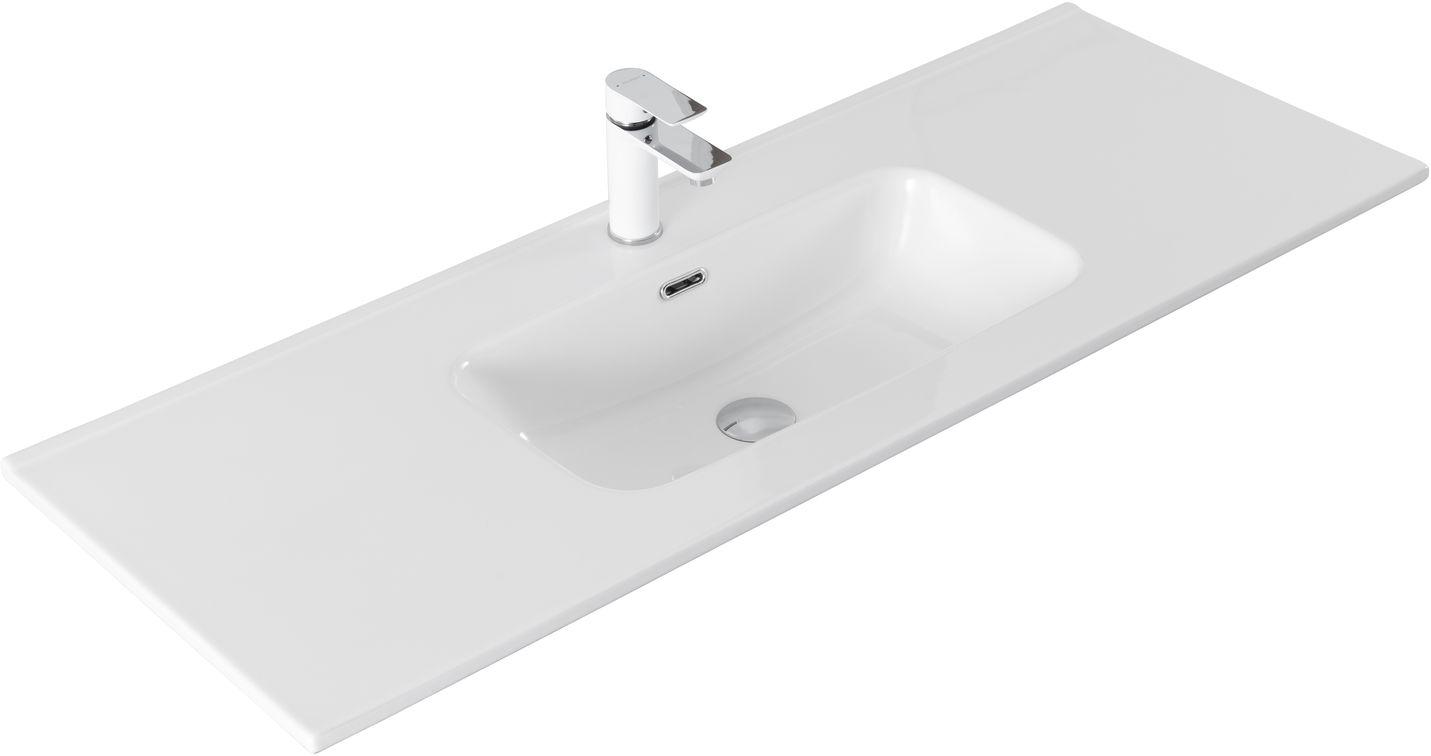 Раковина Aquanet Flat 120 белая Раковина Aquanet Flat 120 белая