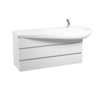 Laufen Alessi One Тумба под раковину 814974, 990х320х485мм, с 2 выдвиж. ящиками, с сифоном, цвет: белый глянцевый