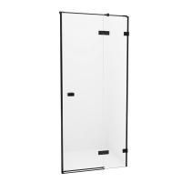 Дверь в нишу NEW TRENDY AVEXA BLACK 110x200 EXK-1553 (черный)