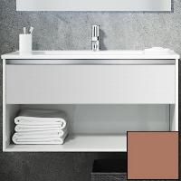 Тумба с раковиной SanVit Контур 90 kkont090 в цвете Ral подвесная Капучино Тумба с раковиной SanVit Контур 90 kkont090 в цвете Ral подвесная Капучино