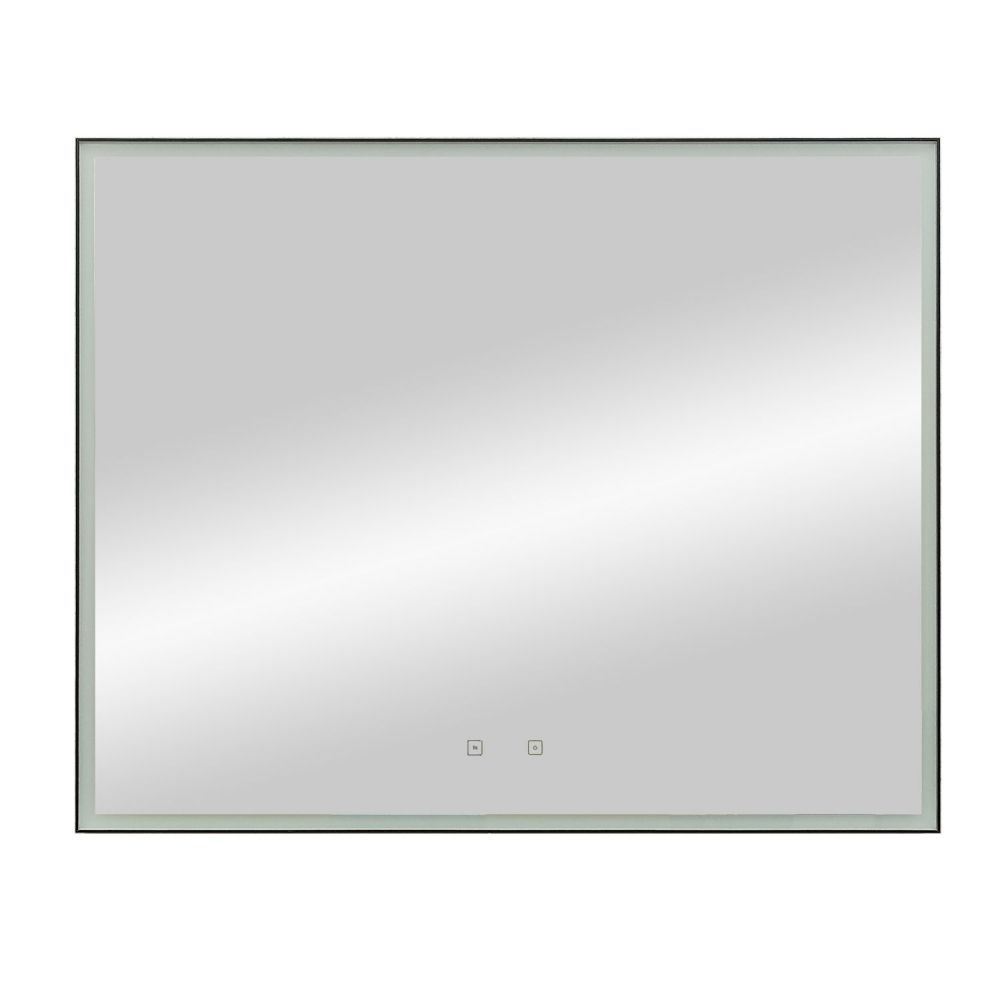 Зеркало с подсветкой "Arezzo 1000x800" тёплый/холодный свет AM-Are-1000-800-DS-FC-H-Nero, артикул AM-Are-1000-800-DS-FC-H-Nero