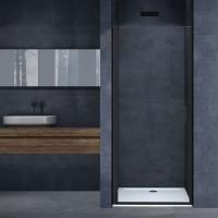 Душевые двери Vincea Душевая дверь Alpha VDP-3AL800CLB, черный, стекло прозрачное,