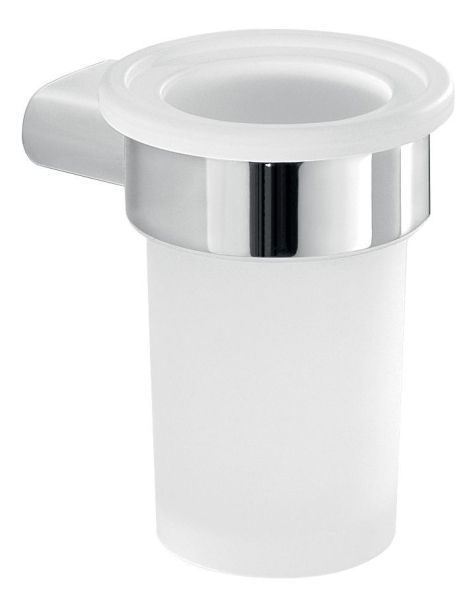 Gedy Azzorre, настенный стеклянный стакан, цвет хром