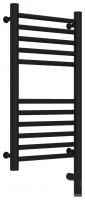 Полотенцесушитель, Сунержа, Богема 3.0, электрический, ширина, мм-332, глубина, мм-75, высота, мм-600, подключение-справа, электрокомплект-МЭМ, материал-нержавеющая сталь, цвет-черный матовый