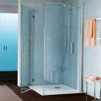 SAMO Zenit Душевая дверь 1/2 угла 96,5-99x200см, прозрачное стекло, петли справа, хром