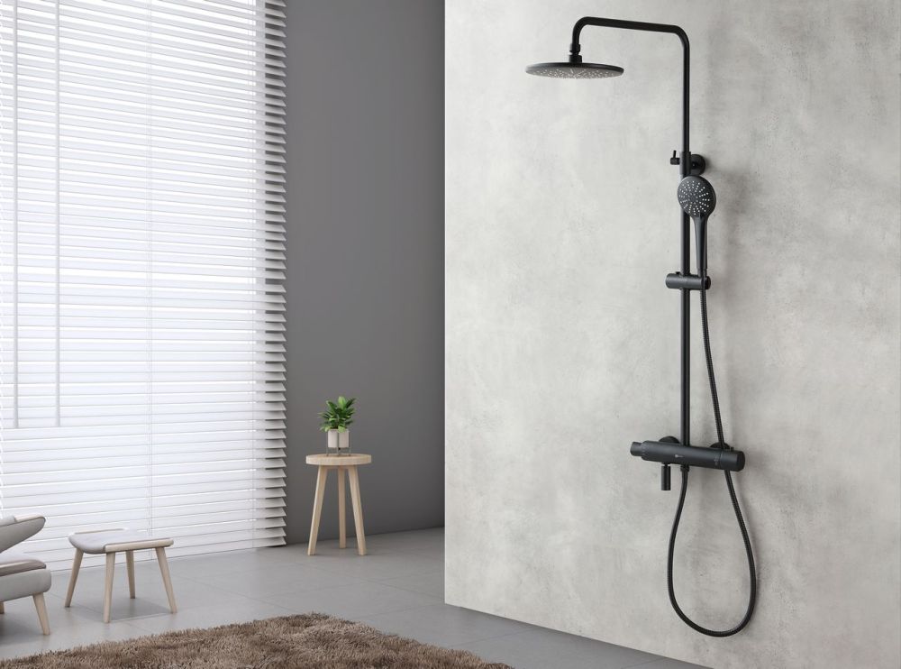 Душевая система Lemark Bronx (LM3772BL), артикул LM3772BL