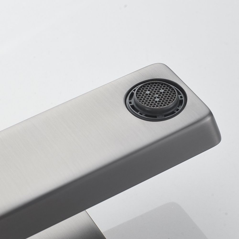 Смеситель для раковины Rose R1801T-1, оружейная сталь