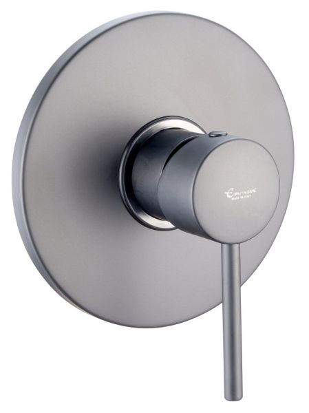 Emmevi Piper, однорычажный встраиваемый смеситель для душа, цвет черный матовый