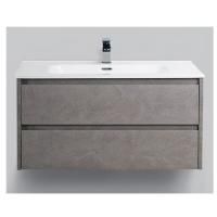 Тумба под раковину BelBagno Kraft 100 KRAFT-1000-2C-SO-PG подвесная Серый камень Тумба под раковину BelBagno Kraft 100 KRAFT-1000-2C-SO-PG подвесная Серый камень