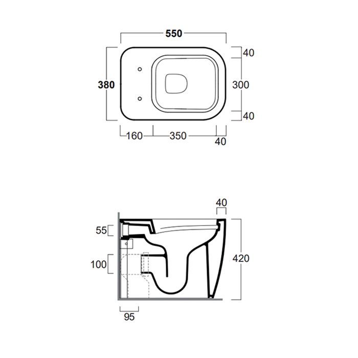 SIMAS  Комплект скрытых крепежей для напольных унитаза/ биде/ раковин PO07-PO08/ колонн CN300-CN301-CN400-CN401