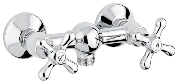 Emmevi Deco Classic, двухвентильный смеситель для душа, без набора для душа, хром