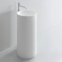NOORTH milldue edition TUBE Раковина d44xh87 напольная из CRISTALPLANT ,слив в пол, без отв для смесителя, цвет белый матовый NOORTH milldue edition TUBE Раковина d44xh87 напольная из CRISTALPLANT ,слив в пол, без отв для смесителя, цвет белый матовый