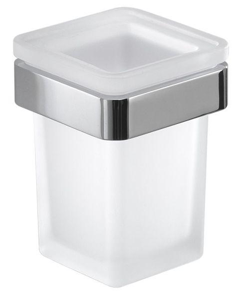 Gedy Samoa, настенный стеклянный стакан, цвет хром