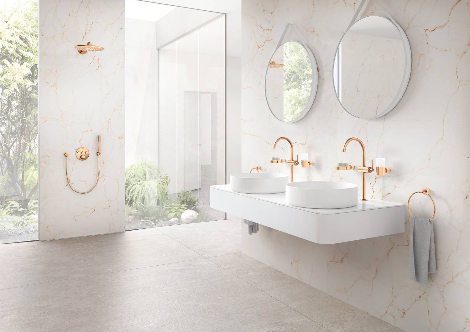 Термостат для ванны/душа GROHE Grohtherm SmartControl, комплект верхней монтажной части, теплый закат глянец (29121DA0) Термостат для ванны/душа GROHE Grohtherm SmartControl, комплект верхней монтажной части, теплый закат глянец (29121DA0)