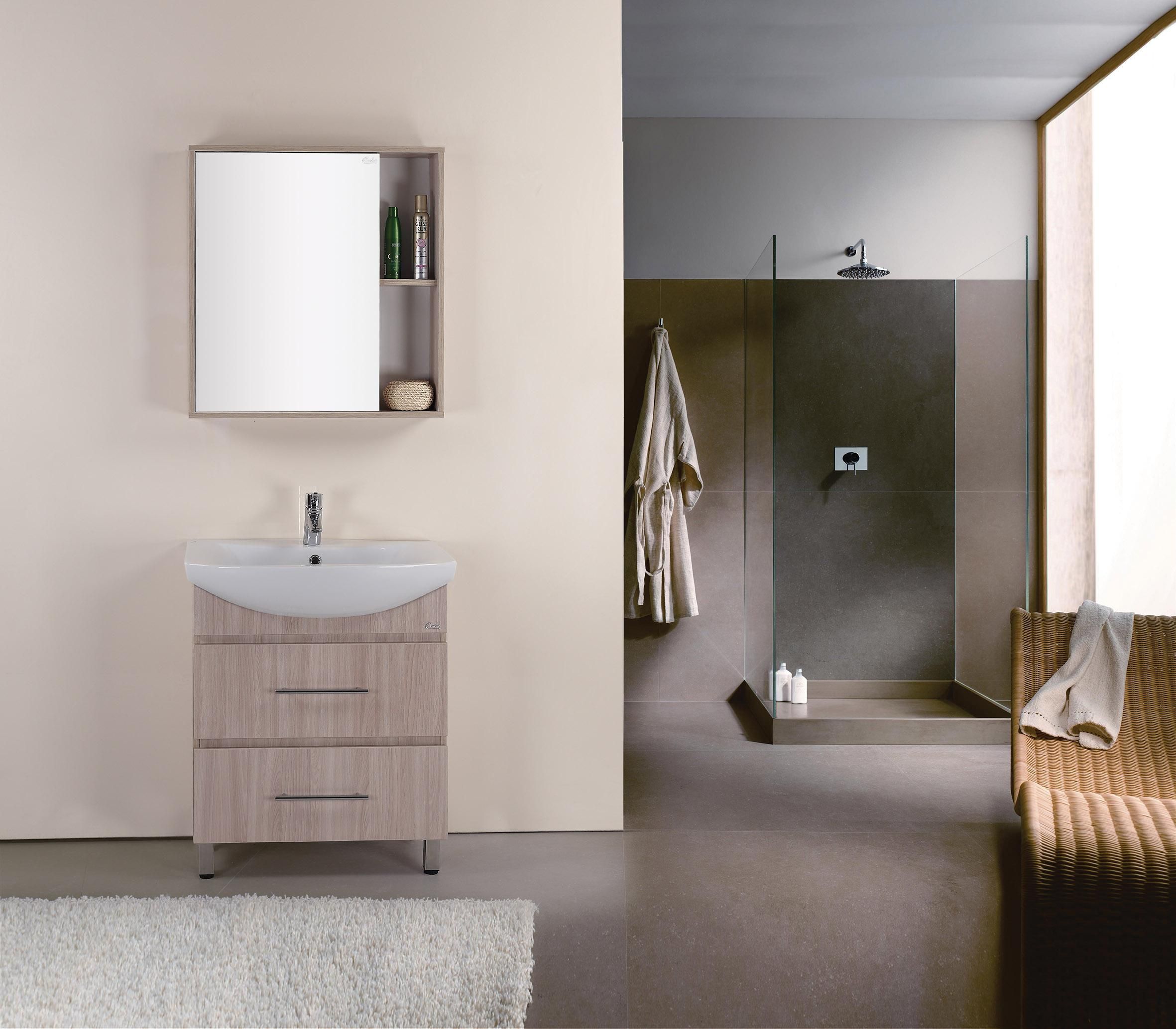 Тумба Onika Дельта 70 напольная, ясень шимо (ум. Балтика 70)