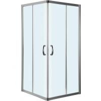 Душевой уголок AM.PM Bliss L 90x90 квадратный профиль Хром матовый стекло прозрачное Душевой уголок AM.PM Bliss L 90x90 квадратный профиль Хром матовый стекло прозрачное