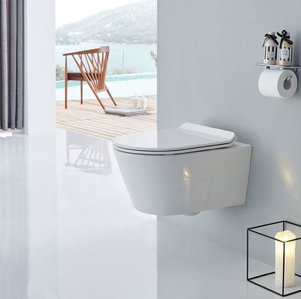 Унитаз SSWW CT2040 подвесной с сиденьем Микролифт