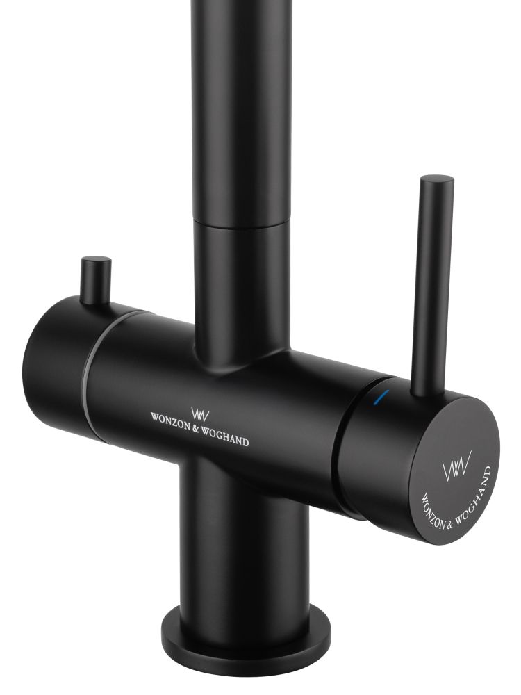 Смеситель для кухни c подключением фильтра WONZON & WOGHAND, Черный матовый (WW-3211-MB)
