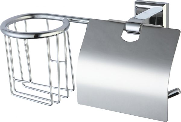 Держатель для туалетной бумаги и освежителя Savol S-R09551, хром