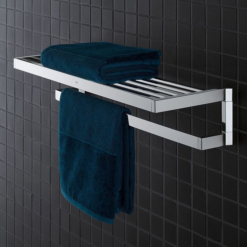 Полка для полотенец GROHE Selection Cube, хром (40804000) Полка для полотенец GROHE Selection Cube, хром (40804000)