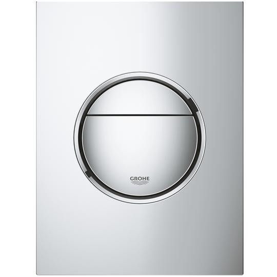 Панель смыва для унитаза GROHE Nova Cosmopolitan, размер S, хром (37601000) Панель смыва для унитаза GROHE Nova Cosmopolitan, размер S, хром (37601000)
