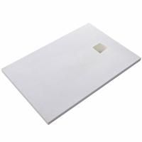 Душевой поддон из искусственного камня Vincea VST-2SR28010W 100x80 Белый матовый без сифона
