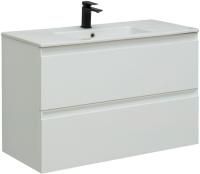 Тумба под раковину Allen Brau Eclipse 100 1.E1003.WM белый матовый