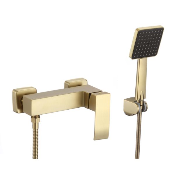 Смеситель для душа Fmark FS8603C, матовое золото