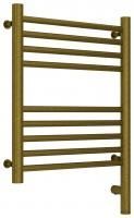 Полотенцесушитель электрический "БОГЕМА 3.0" прямая 500х400 / МЭМ правый (Состаренная бронза)