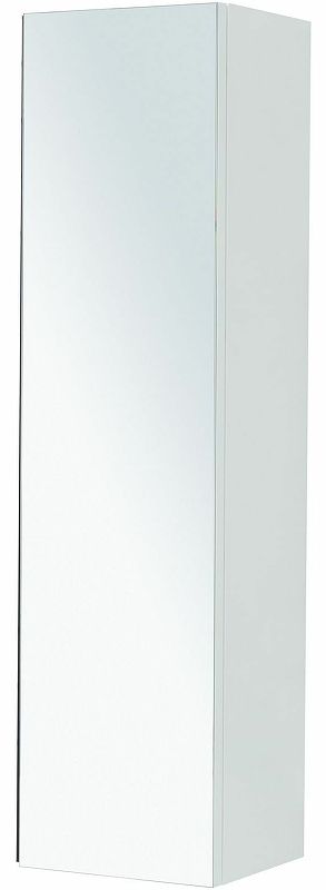 Шкаф-пенал De Aqua Ариетта New 40 R с зеркалом белый матовый