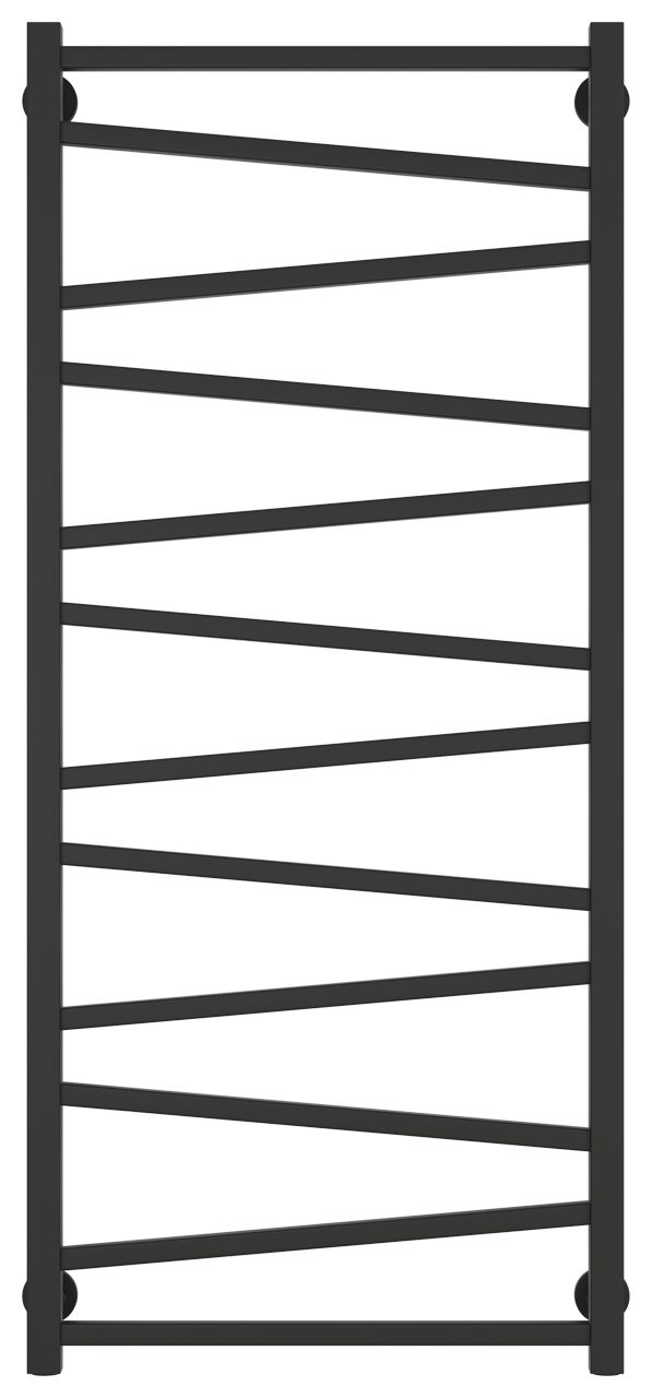 Полотенцесушитель, Сунержа, Сирокко, водяной, ширина, мм-550, глубина, мм-75, высота, мм-1200, межосевое расстояние-500, подключение-нижнее, мощность, Вт-676, присоединительный размер-НР G 1/2" / НР G 3/4" (эксцентрик), материал-нержавеющая сталь, назначе