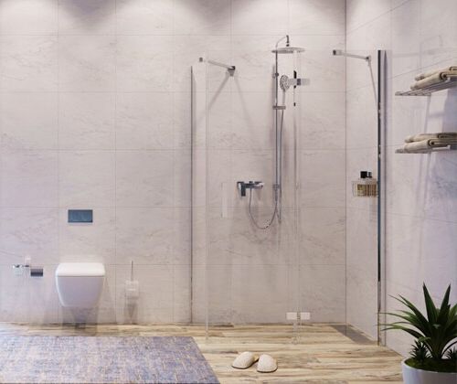 Aller WHITE 10H10RW душ.угол. с правой дверью