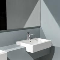 Laufen Living City Раковина 550x460х140мм, полувстр. с 1 отв. под смеситель, полувстраив., цвет: белый Laufen Living City Раковина 550x460х140мм, полувстр. с 1 отв. под смеситель, полувстраив., цвет: белый